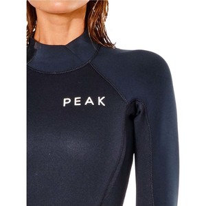 2023 Peak Womens Energy 3/2mm GBS Back Zip Wetsuit P3746L - Black